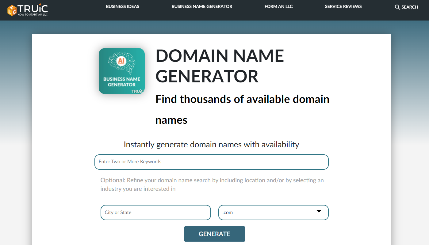 Best Domain Name Generators Get Domain Name Ideas Instantly