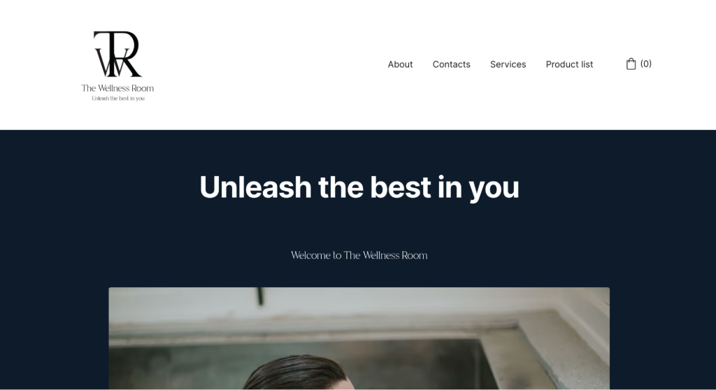 The Wellness Room landing page