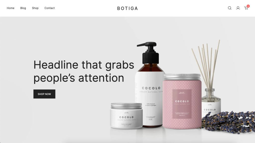 Botiga demo page