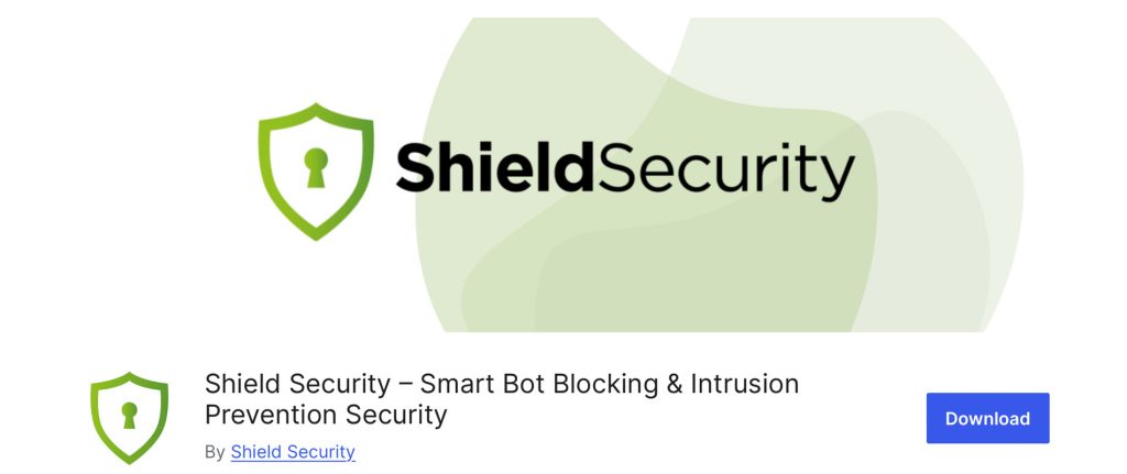 The Shield Security plugin page.