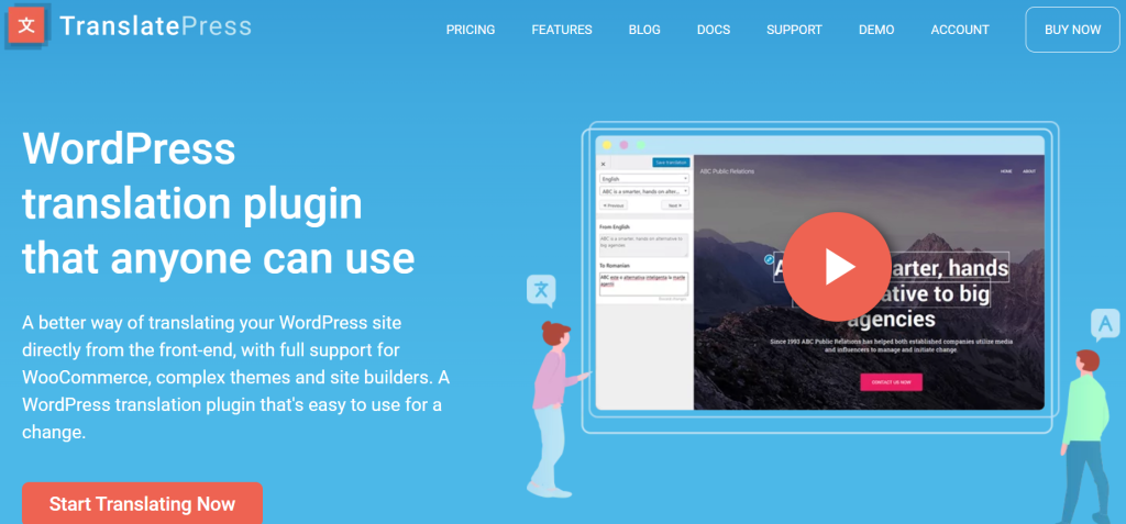 Best translation plugins: TranslatePress