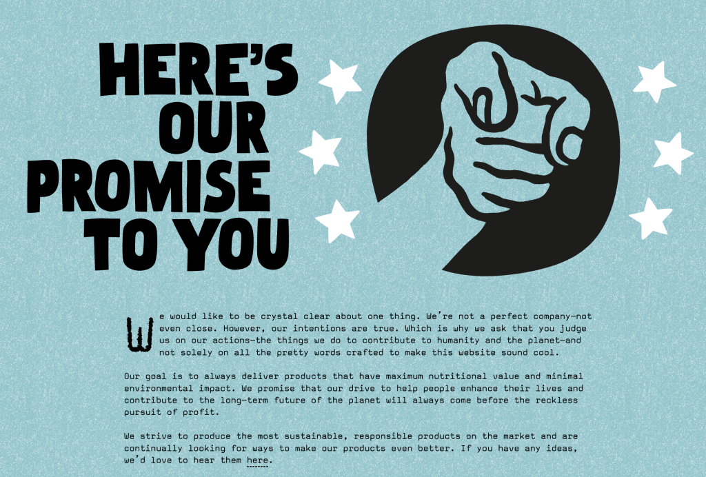 Oatly brand message homepage