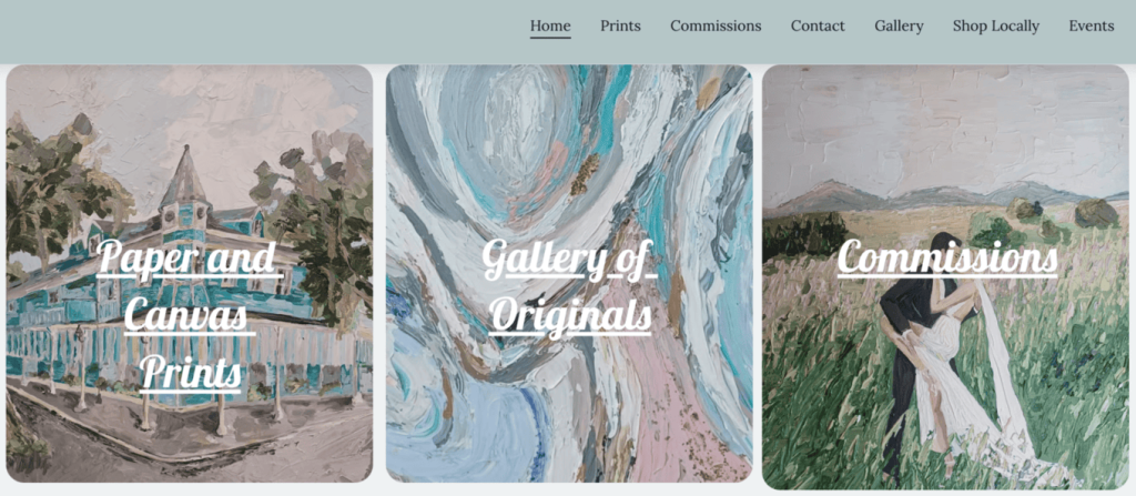 Homepage of Lolo and Co Art