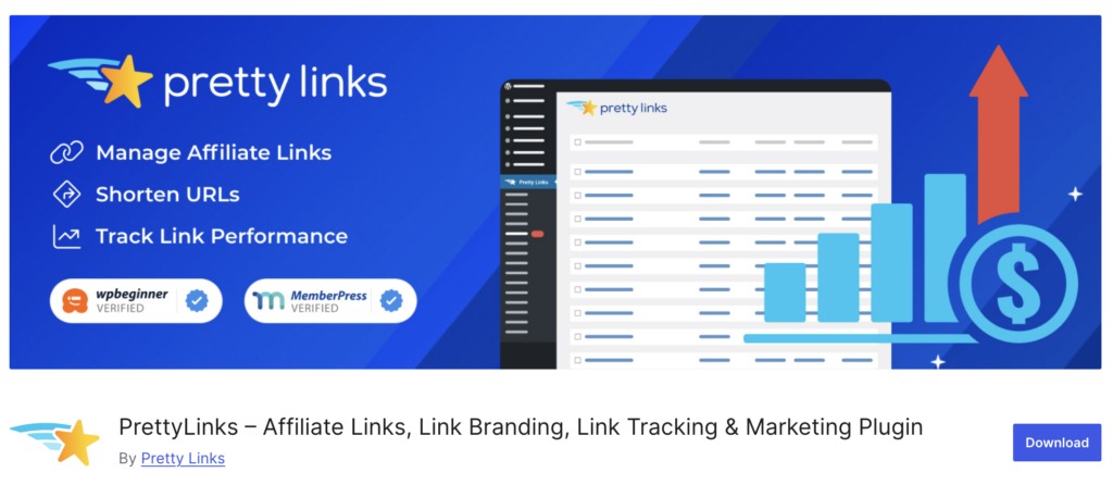 PrettyLinks - a tool for link cloaking
